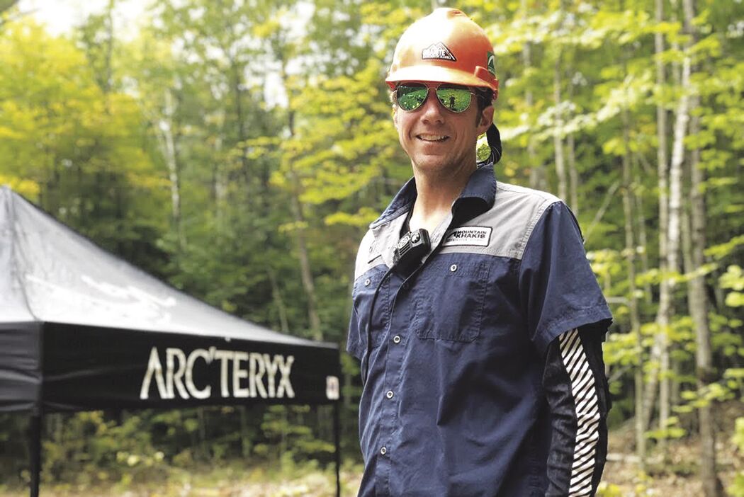 Ray stepping down from Granite Backcountry Alliance